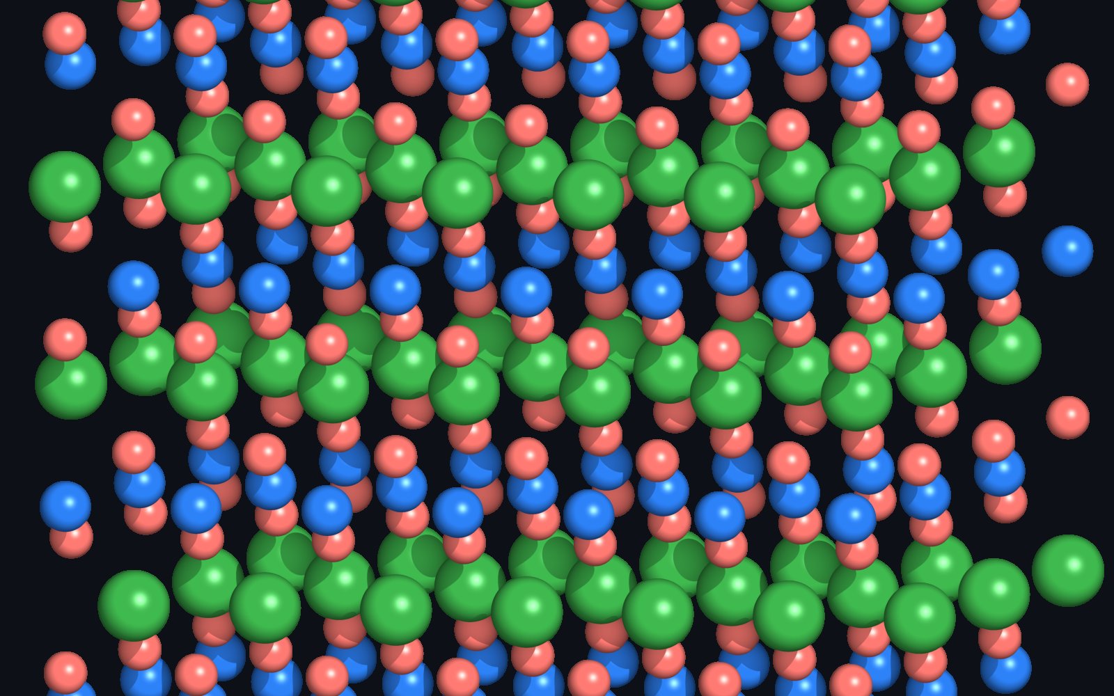 PyMOL render of LiCoO2